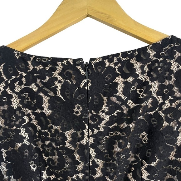 ELIZA J Floral Eyelash Lace Fit & Flare Cocktail Dress - Picture 6 of 12